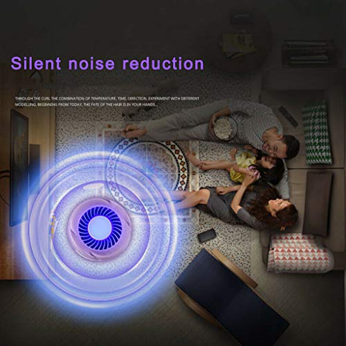 Harpily Repelente Mosquitos, LED Lámpara para Matar Mosquitos Sin Radiación Antimosquitos Cargador Silencioso USB Lámpara Antimosquitos para en Interiores y Exteriores Morado