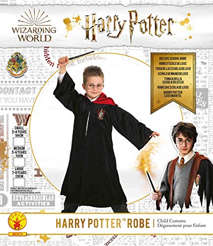 Harry Potter - Disfraz Deluxe infantil Unisex, Talla L 7-8 años (Rubies 883574-L)