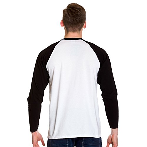 HARRY POTTER Symbol Camiseta de Manga Larga, Blanco (Blanco), XXL para Hombre