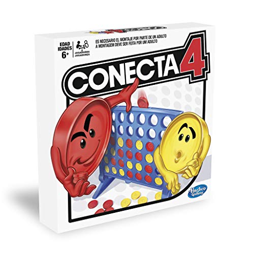 Hasbro Gaming Juego de Habilidad Conecta 4, Multicolor, única (A5640B09)