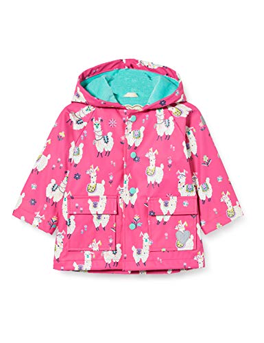 Hatley Printed Raincoat Abrigo para Lluvia, Alpacas Bonitas, 18-24 Meses Bebé-Niñas