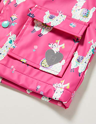 Hatley Printed Raincoat Abrigo para Lluvia, Alpacas Bonitas, 18-24 Meses Bebé-Niñas