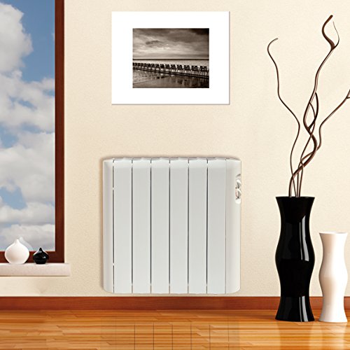 Haverland RC6A - Emisor Térmico Analógico Fluido Bajo Consumo, 750 de Potencia, 6 Elementos, Piloto Luminoso, Mandos De Fácil Acceso