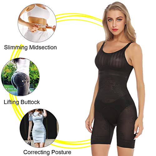 Hawiton Faja Reductora Mujer Abdomen con Gancho,cómodo y Ligero Corsé Faja para presumir de Buena Figura sin Costuras