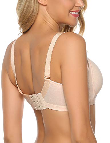Hawiton Sujetador de Lactancia Maternidad Sin Aros Algodon Sujetadores Premamá y de Lactancia Sujetador de Embarazo Cómodo