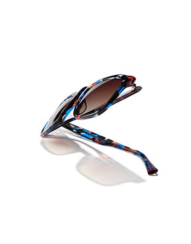 HAWKERS · Gafas de Sol Eternity Carey, para Hombre y Mujer, con montura estampada y lentes marrones con efecto degradado, Protección UV400