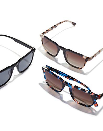 HAWKERS · Gafas de Sol Eternity Carey, para Hombre y Mujer, con montura estampada y lentes marrones con efecto degradado, Protección UV400