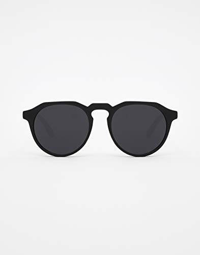 HAWKERS · Gafas de Sol Warwick Carbon Black, para Hombre y Mujer, un clásico renovado que combina montura en negro mate y lentes negras, Protección UV400