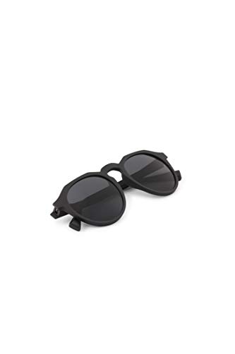 HAWKERS · Gafas de Sol Warwick Carbon Black Polarizadas, para Hombre y Mujer, un clásico renovado que combina montura en negro mate y lentes polarizadas negras, Protección UV400