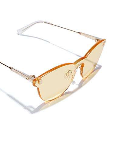 HAWKERS Icy Gafas, Gold/Yellow, One Size Unisex Adulto