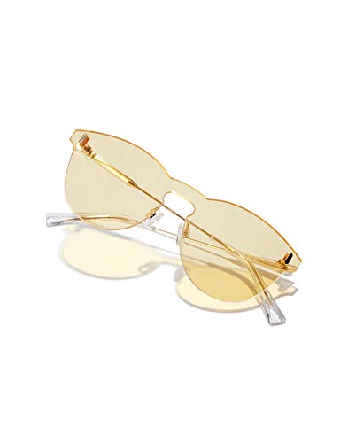 HAWKERS Icy Gafas, Gold/Yellow, One Size Unisex Adulto