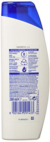 Head and Shoulders Citrus Fresh Champú anticaspa 280 ml – Lote de 4