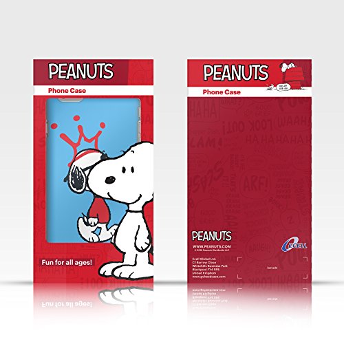 Head Case Designs Oficial Peanuts Snoopy Crema de Afeitar Barbería de Chuck Carcasa de Cuero Tipo Libro Compatible con Wileyfox Spark/Plus