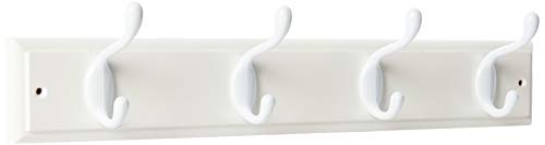 Headbourne Hr4017H 4 - Perchero (madera), color blanco