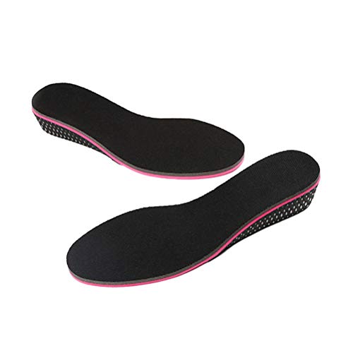 Healifty 1 Par de Plantillas para Zapatos con Alzas Elevadora de Silicona y Tela Invisible para Mujer y Hombre 5cm