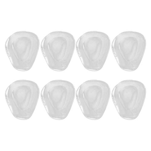 Healifty 5 Pares de Almohadillas de Metatarso de Gel Transparente Almohadillas de Bola de Pie Plantillas de Tacón Alto para Aliviar El Dolor en Los Pies