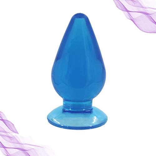 Healifty amal plug anal plug beads silicona adulto parejas ano expansión juguete de placer (talla m azul)