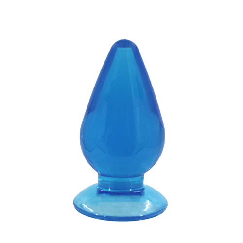 Healifty amal plug anal plug beads silicona adulto parejas ano expansión juguete de placer (talla m azul)