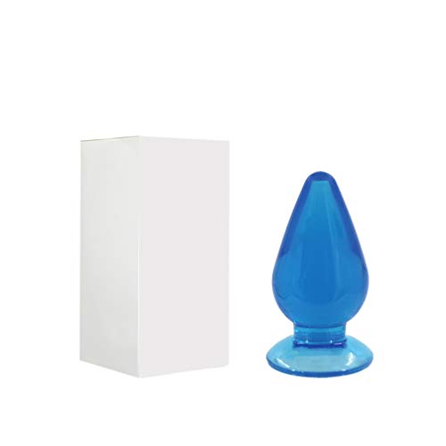 Healifty amal plug anal plug beads silicona adulto parejas ano expansión juguete de placer (talla m azul)