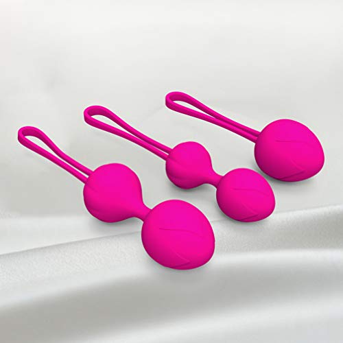 Healifty bolas 3pcs Kegel ben bolas wa Kegel pesos del ejercicio del suelo pélvico ejerce dispositivo de control de la vejiga
