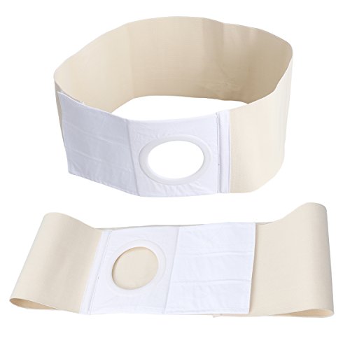 Healifty - Cinturón de apoyo para hernia abdominal, soporte abdominal para ostomia, para hombres y mujeres, talla XL