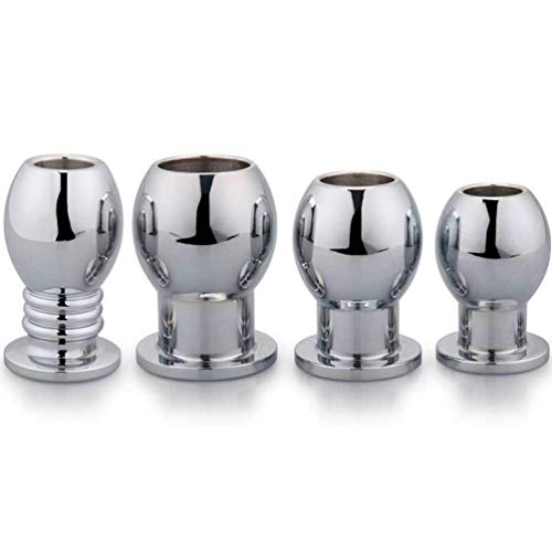 Healifty Dilatadores de Enchufe Anal de Metal Masturbador Activo Juguete de Placer para Adultos (Estilo Hilo)