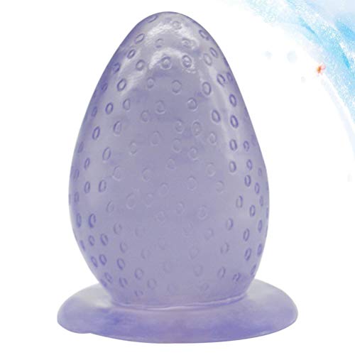 Healifty espéculo vaginal de silicona difusor masculino dilatador vestibular butt plug anal juguetes de placer (azul)
