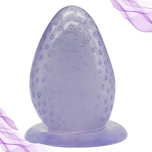 Healifty espéculo vaginal de silicona difusor masculino dilatador vestibular butt plug anal juguetes de placer (azul)