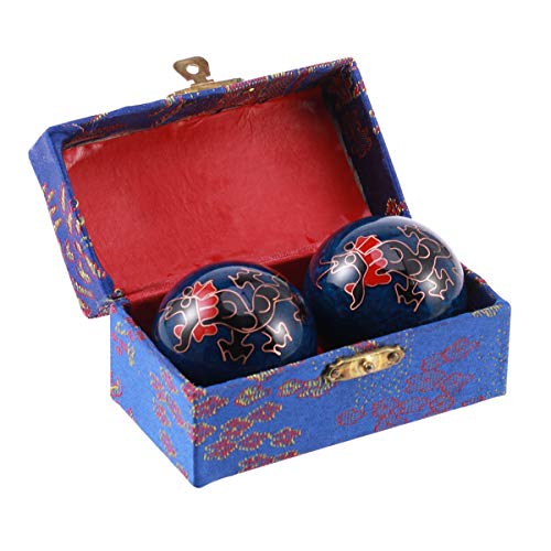 Healifty - Pelotas de masaje antiestrés, diseño con dragones y fénixes