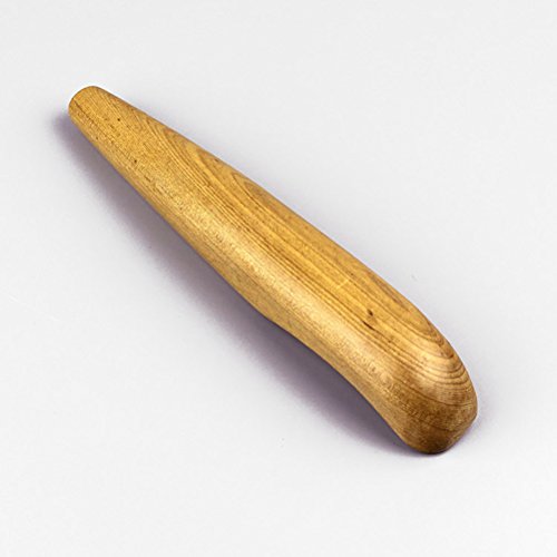 HEALIFTY Placa de desguace de madera Barra reforzada Gua Sha herramienta de masaje masajeador facial 2 unids