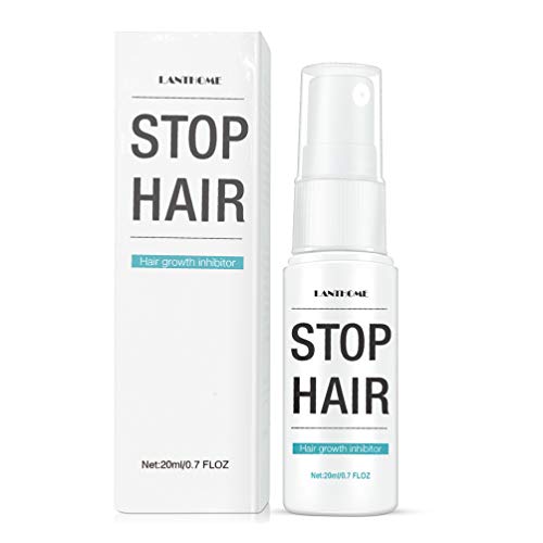 Healifty spray inhibidor del vello inhibidor del vello inhibidor y reductor del vello para detener el crecimiento del vello para las axilas del brazo piernas ingrediente suave spray depilatorio