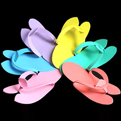 HEALLILY 36 Pares de Chanclas Rosadas Sandalias EVA Chanclas Desechables Chanclas de Espuma