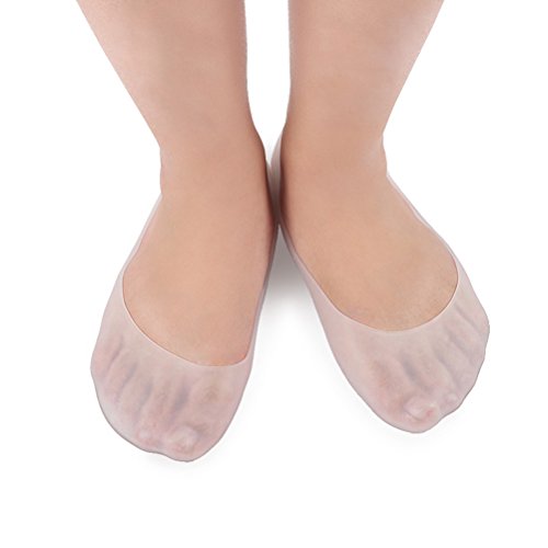 HEALLILY Calcetines hidratantes de gel de silicona delman cracked protector de tratamiento calcetines para spa de pies para el cuidado de la salud