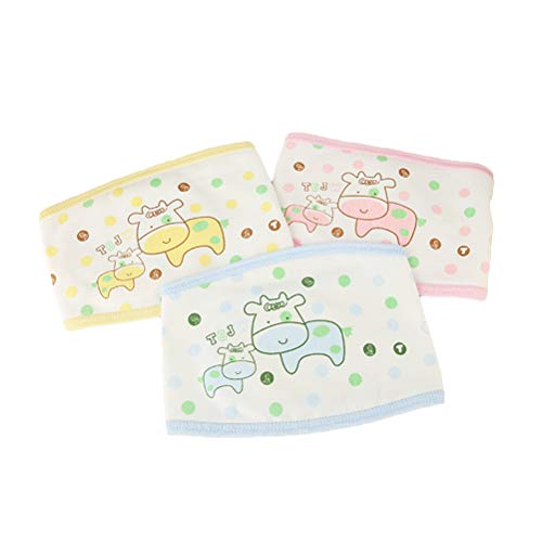 HEALLILY Medical Baby Cinturón de hernia umbilical Infantil Navel Truss Soporte Cinturón de protección contra el ombligo 3 UNIDS