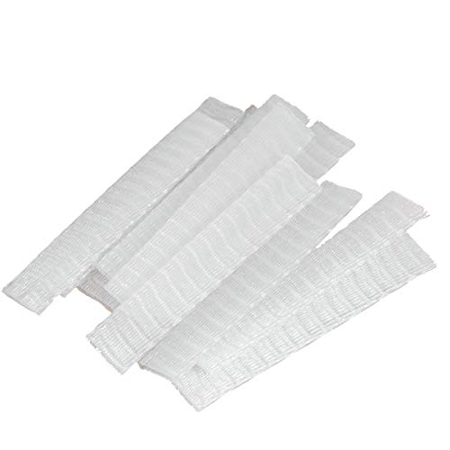 Heally - 100 piezas de protectores de brochas de maquillaje para cosméticos, bolígrafos, fundas de malla expandibles, cerdas, herramienta de maquillaje para viajes