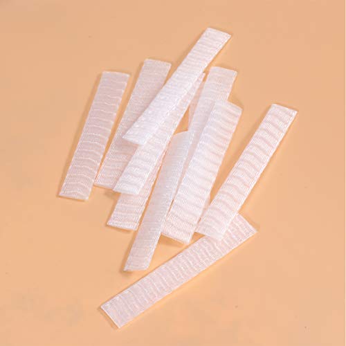 Heally - 100 piezas de protectores de brochas de maquillaje para cosméticos, bolígrafos, fundas de malla expandibles, cerdas, herramienta de maquillaje para viajes