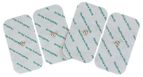 Healthcare World Conjunto de mezclada de 12 electrodos TENS Tachonado para Beurer and Sanitas