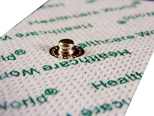 Healthcare World Conjunto de mezclada de 12 electrodos TENS Tachonado para Beurer and Sanitas