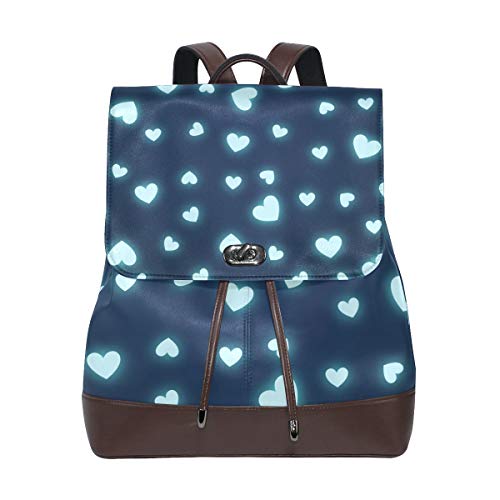 Hearts Page Website Blog - Mochila de piel sintética para mujer
