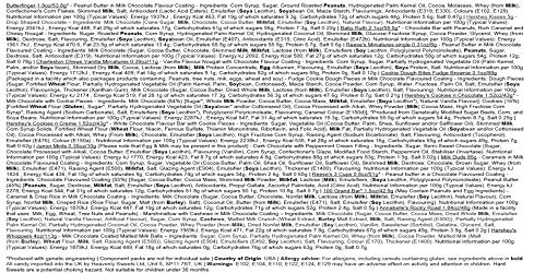 Heavenly Cesta de Dulces y Chocolate Americanos - Set de Marcas Clásicas de USA, Surtidos Originales, Regalo Perfecto para Niños, Adulto - Cumpleaños, Navidad - 18 Dulces, paquete de 28x19x4cm