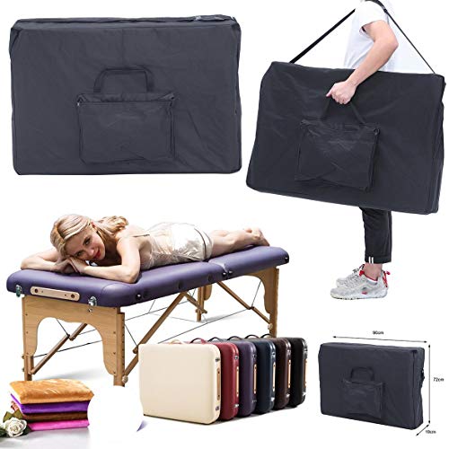 Heaviesk Funda de Nylon Sofá de Masaje Bolsa de Transporte con Base Acolchada Funda de Mesa de Terapia Duradera Saco de Cama Universal Reiki