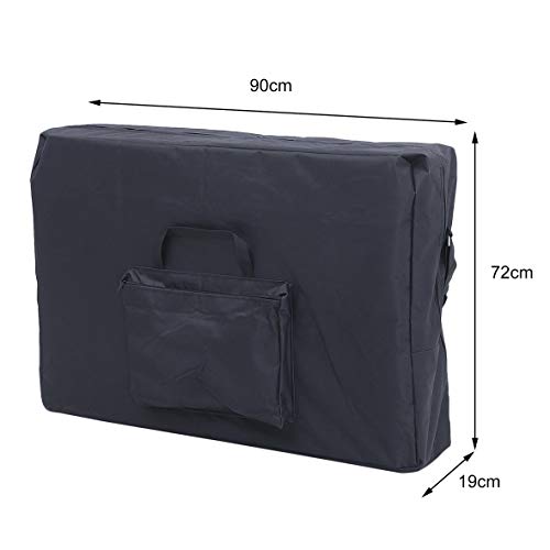 Heaviesk Funda de Nylon Sofá de Masaje Bolsa de Transporte con Base Acolchada Funda de Mesa de Terapia Duradera Saco de Cama Universal Reiki