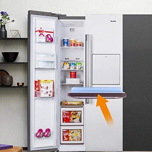 Heladera, Rectángulo Instantáneo Anti Griddle Pan con 2 Espátulas para Un Saludable Helado Casero Enrollado, Softserve, Gelato, Sorbete Y Yogurt Helado