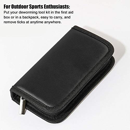 heling896 Juego De Herramientas para Quitar Las Garrapatas: Gancho para Garrapatas De Acero Inoxidable Pinzas para Peine De Pulgas Eficientes Y Seguras para Los Humanos Mascotas Perros Gatos