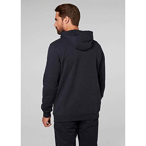 Helly Hansen Logo Hoodie Sudadera para hombre con capucha, sudadera casual de algodón para uso diario y actividades al aire libre