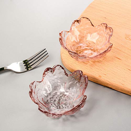Hemoton 2 Piezas Mini Plato de Salsa de Soja Condimento de Flor de Cerezo Condimento Japonés Condimento de Sushi de Soja Tazón de Inmersión