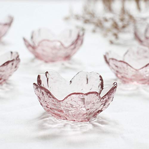 Hemoton 2 Piezas Mini Plato de Salsa de Soja Condimento de Flor de Cerezo Condimento Japonés Condimento de Sushi de Soja Tazón de Inmersión