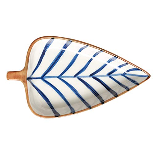 Hemoton Plato de Salsa de Soja de Cerámica Plato de Condimento en Forma de Especias Japonesas Condimento de Sushi de Soja Tazón de Inmersión