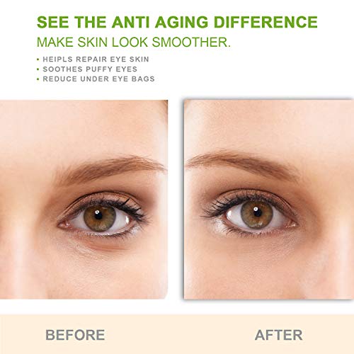 Hemp Eye Mask 2020, Parches Antienvejecimiento Debajo del Ojo, Mascarilla Intensiva Para El Tratamiento Ocular que Puede Reducir la HinchazóN, Las Ojeras Y Las Arrugas Debajo de Los Ojos