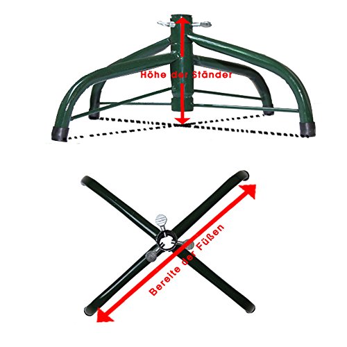 Hengda® Árbol de Navidad Artificial PINOS único Árbol Decorativo con Soporte metálico Christmas 150CM Verde con 350ramas Material PVC